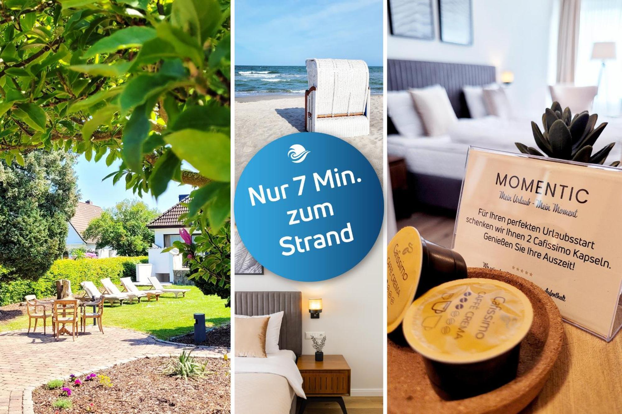 Hochwertige Ferienwohnung Mit Sonnenterrasse & Gartenblick, Nur Wenige Gehminuten Zum Strand Scharbeutz Exteriör bild